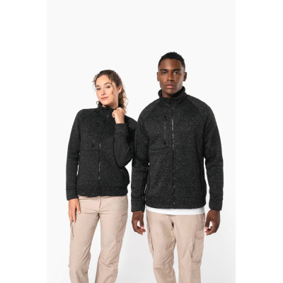 Men's full zip heather jacket